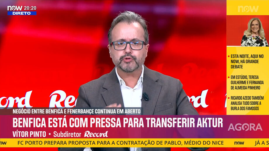 Subdiretor de Record diz que os encarnados não podem ser "saco de pancada"