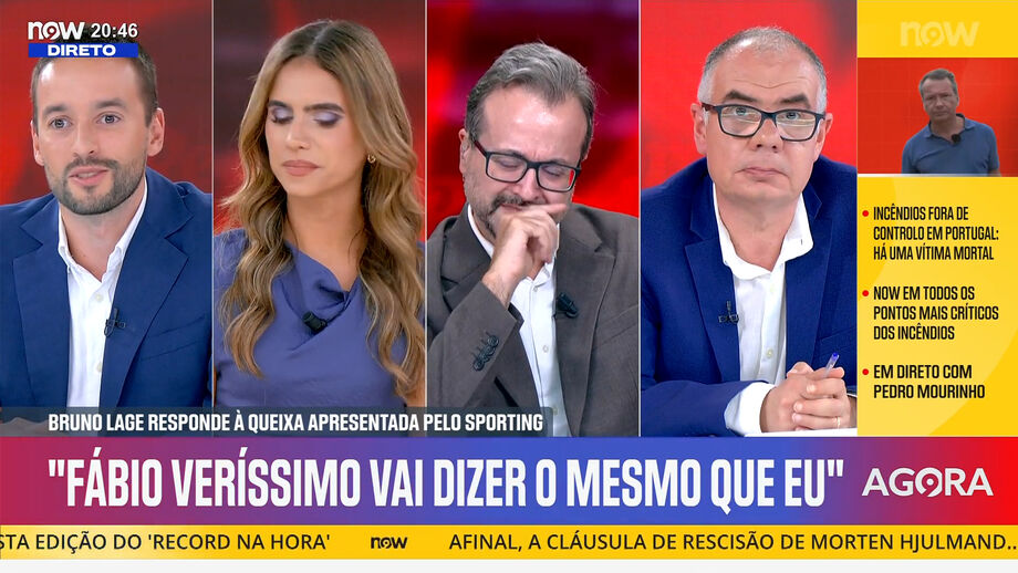 Caso da Supertaça em debate no Record na Hora
