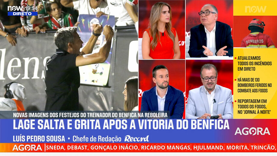 Análise no 'Record na Hora' às declarações do treinador do Benfica
