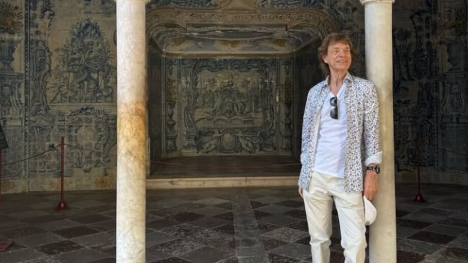 Mick Jagger mostra imagens da visita a Portugal