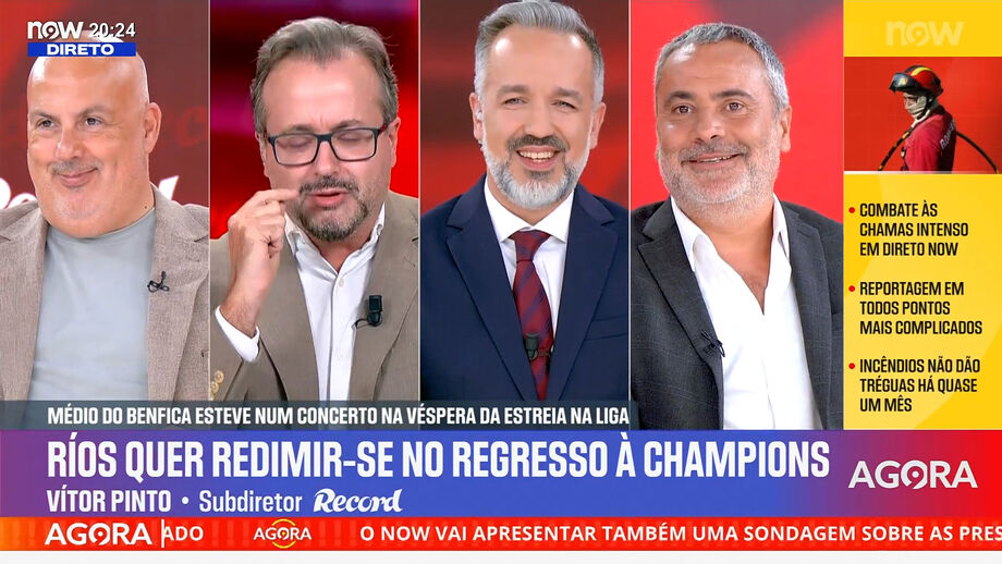 Subdiretor de Record e o trajeto do médio no Benfica até ao momento