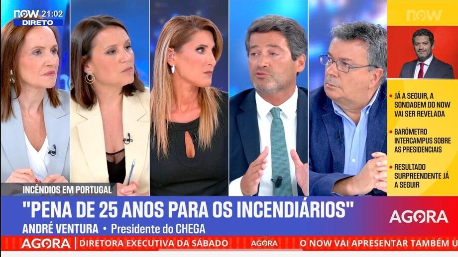 NOW com melhor dia de sempre alarga vantagem sobre a SIC notícias