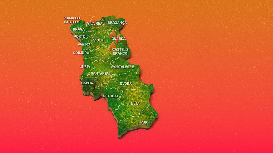 Chamas aproximam-se do perímetro urbano da localidade de Soalheira