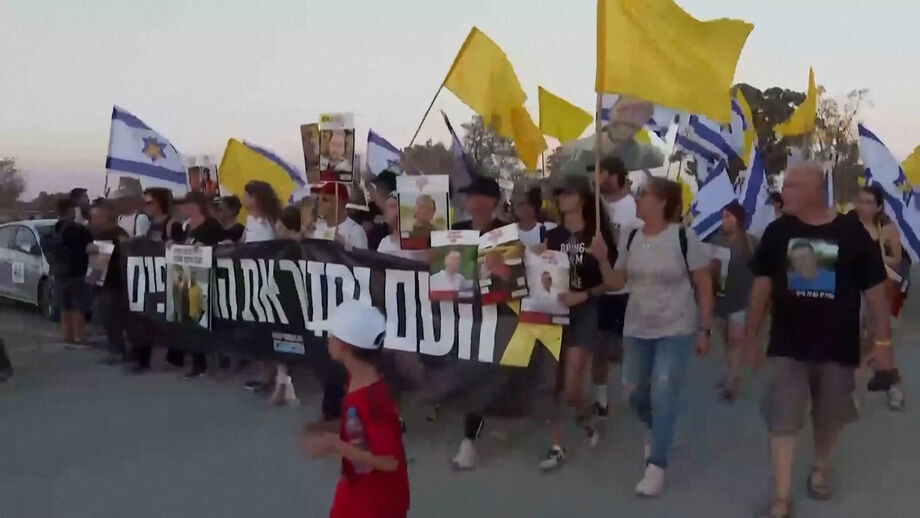 Para pedir ao governo que chegue a um acordo para a libertação dos sequestrados