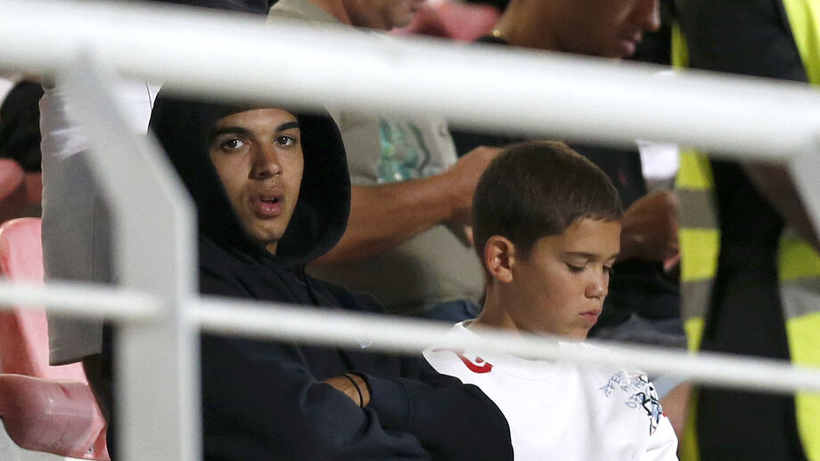 Quenda e João Simões foram ao Seixal assistir ao dérbi dos sub-23