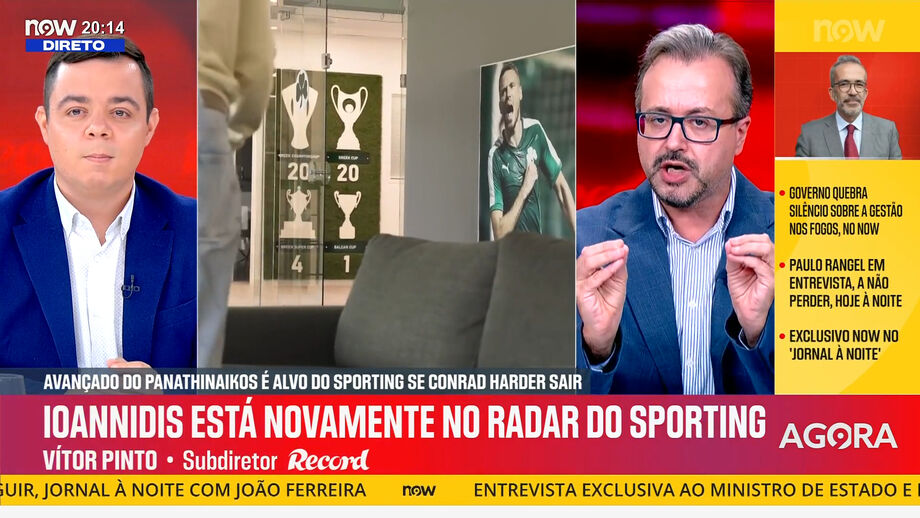 Vítor Pinto e o interesse dos leões no avançado