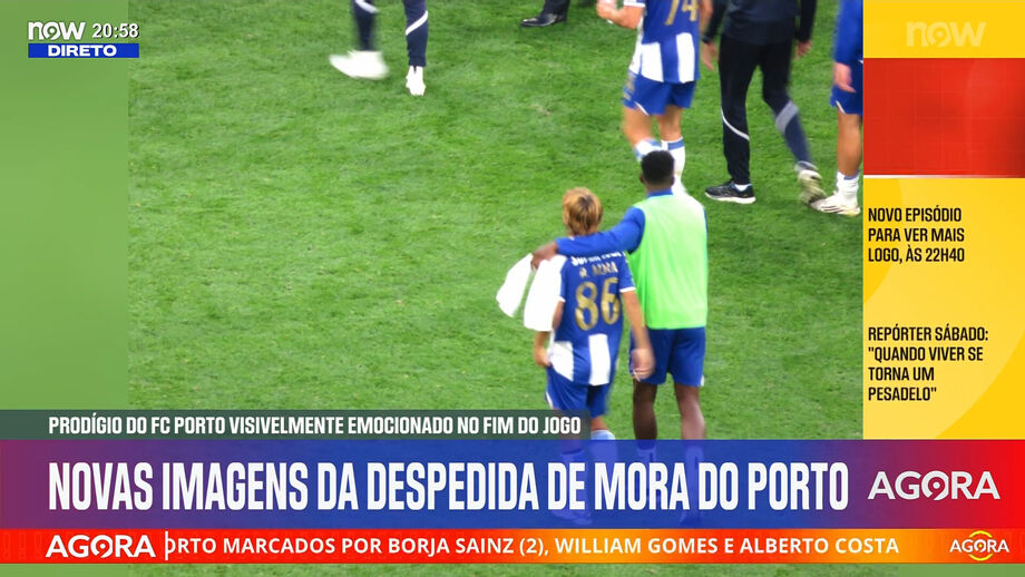 Médio emocionado depois do encontro