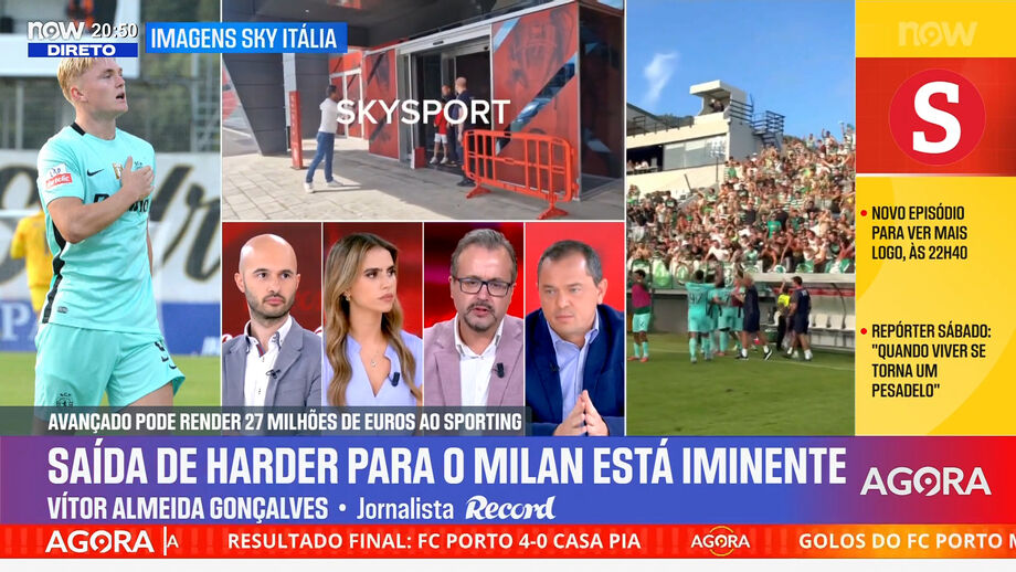 Sporting e Milan já tem acordo pelo avançado