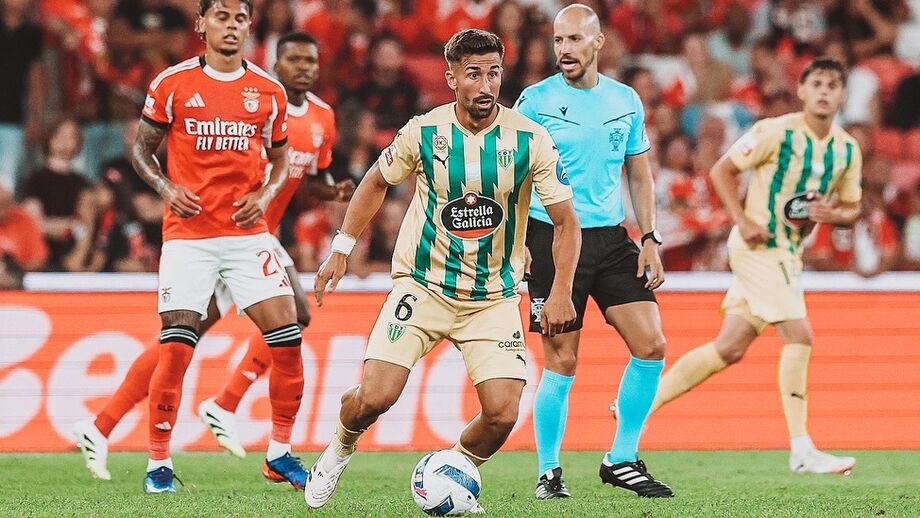 André Ceitil fez o primeiro jogo na 1.ª Liga diante do Benfica