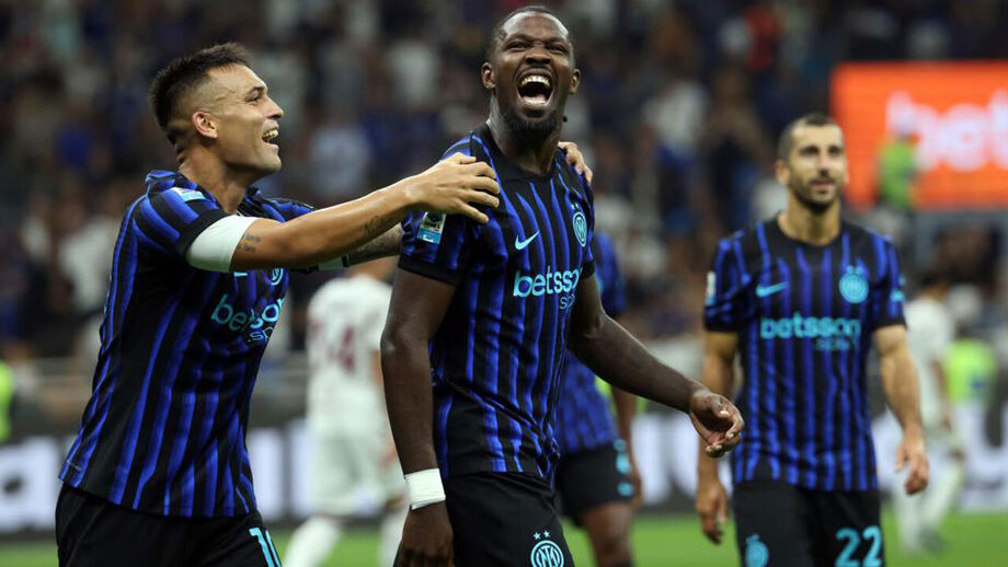 Marcus Thuram a festejar 
