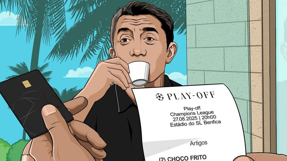 A imagem partilhada pelo Benfica nas redes sociais