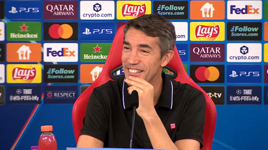 Pergunta de jornalista Record ao técnico do Benfica