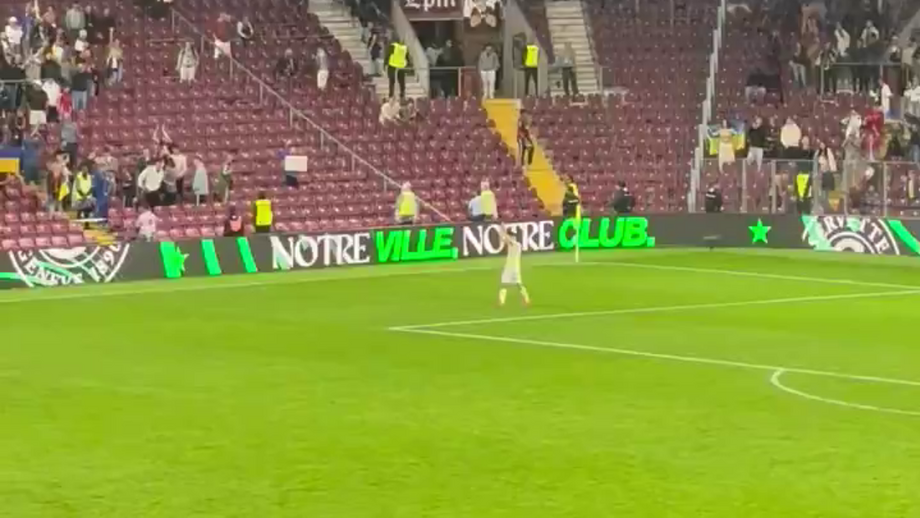 Aconteceu no final do jogo com o Servette, que confirmou o apuramento dos ucranianos para a fase regular da Conference League
