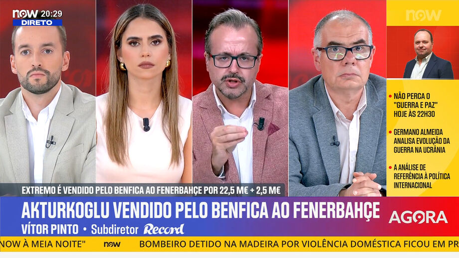 Declarações no último 'Record na Hora', no NOW