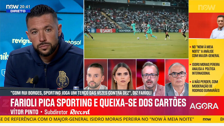 Declarações no 'Record na Hora', no NOW