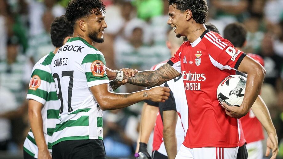 Richard Ríos e Luis Suárez voltaram juntos