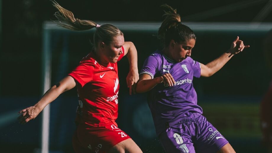 Braga empata 0-0 com o SK Brann na Champions feminina ao intervalo