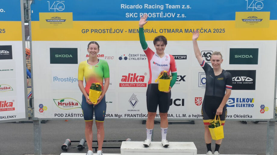 Maria Martins soma mais duas medalhas no Grande Prémio Prostejov de pista