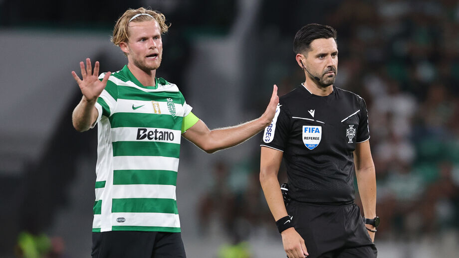 Morten Hjulmand lamentou a derrota com o FC Porto