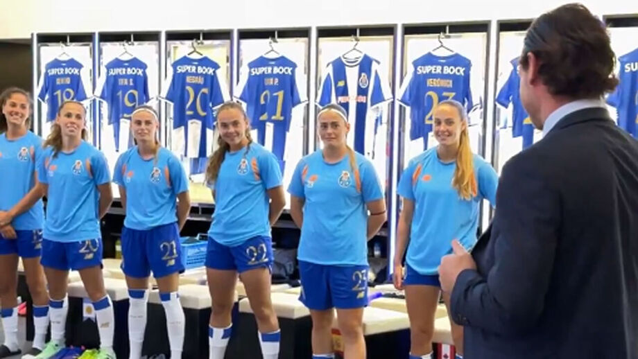 Presidente dos azuis e brancos desejou boa época às jogadoras 