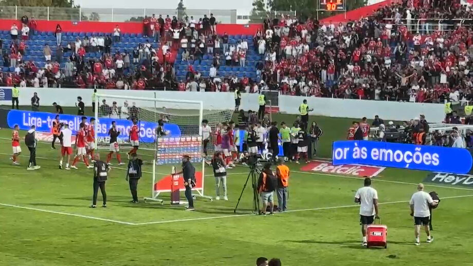 Os momentos que se seguiram ao apito final