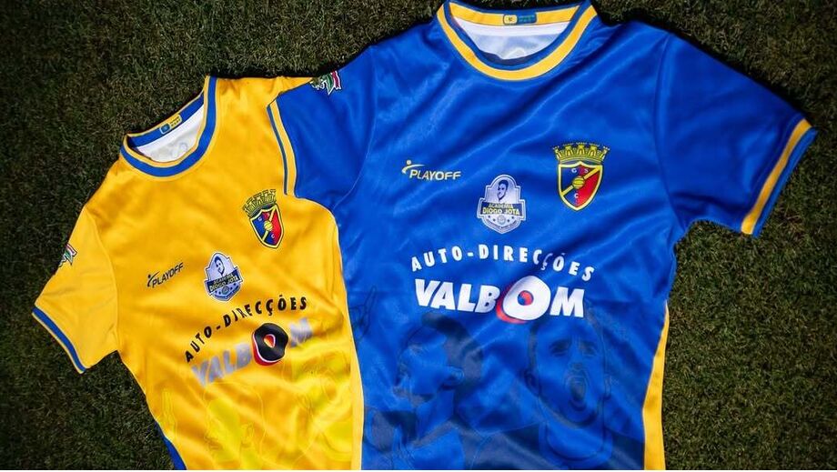 Camisolas do Gondomar homenageiam Diogo Jota e André Silva