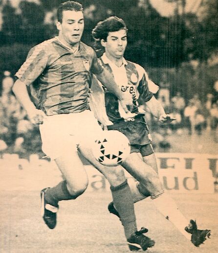 Jorge Costa, figura do FC Porto, em jogo