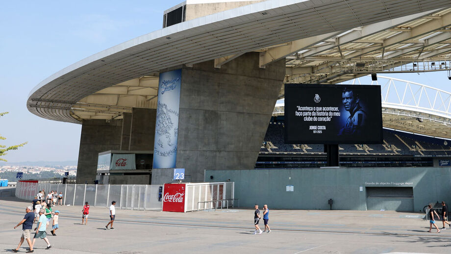 Homenagem a Jorge Costa no Estádio do Dragão
