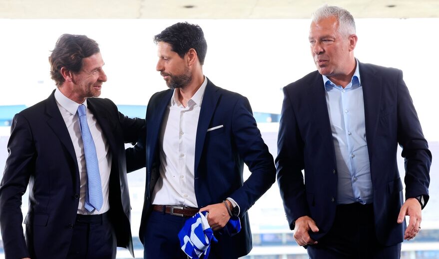 Jorge Costa com André Villas-Boas e Vítor Bruno