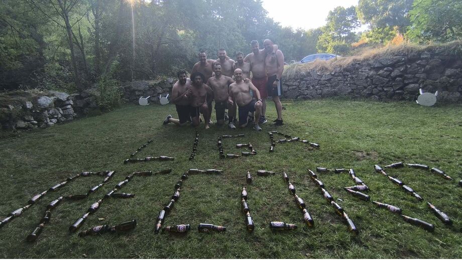 Liga Merendeiros - Lamego. Conta com 12 participantes e cerveja... nunca falta.