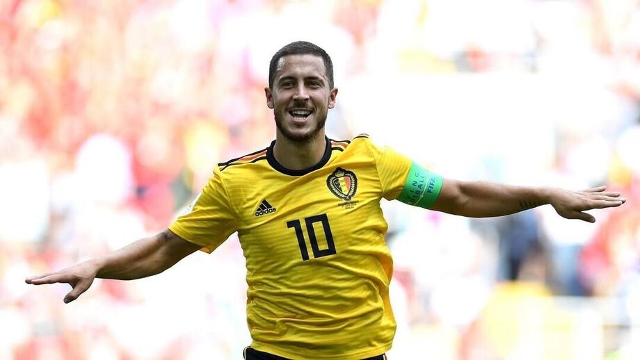 Hazard ao serviço da seleção da Bélgica