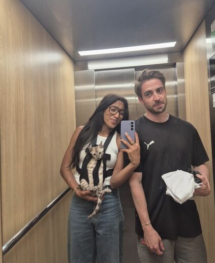 Patrícia Mamona apresenta Sakura, a nova gata da família