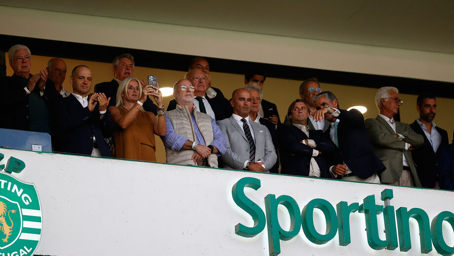 Roberto Martínez esteve na tribuna