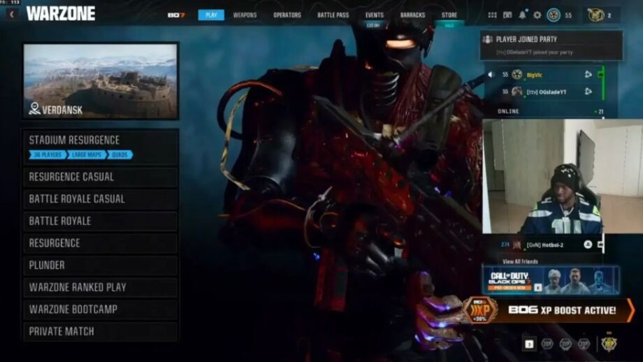 Boniface no Call of Duty 