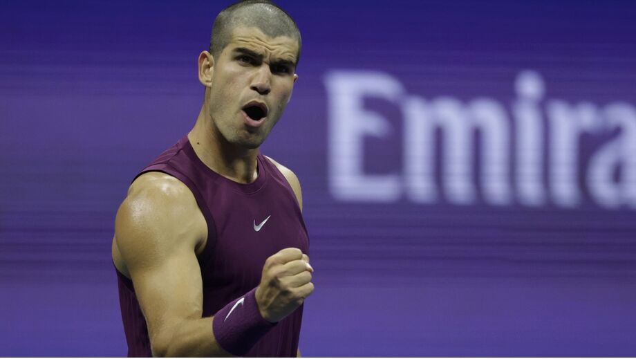 Carlos Alcaraz surgiu no US Open com um novo penteado
