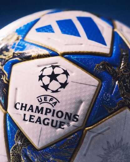 Pormenor da bola da Liga dos Campeões