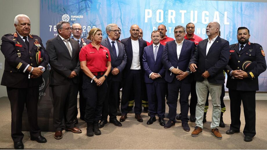 FPF lança campanha solidária 'Portugal Conta Connosco' para apoiar bombeiros