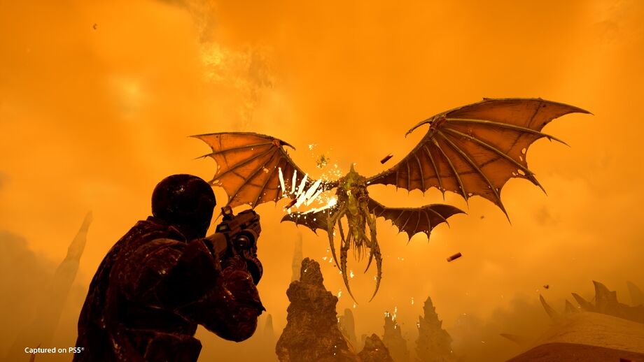 Helldivers 2 recebe atualização com combate intenso contra criaturas voadoras