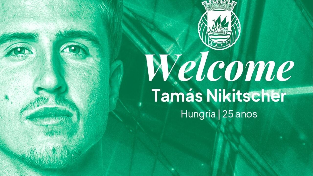 Tamás Nikitscher, internacional húngaro, é o novo reforço do Rio Ave até 2029
