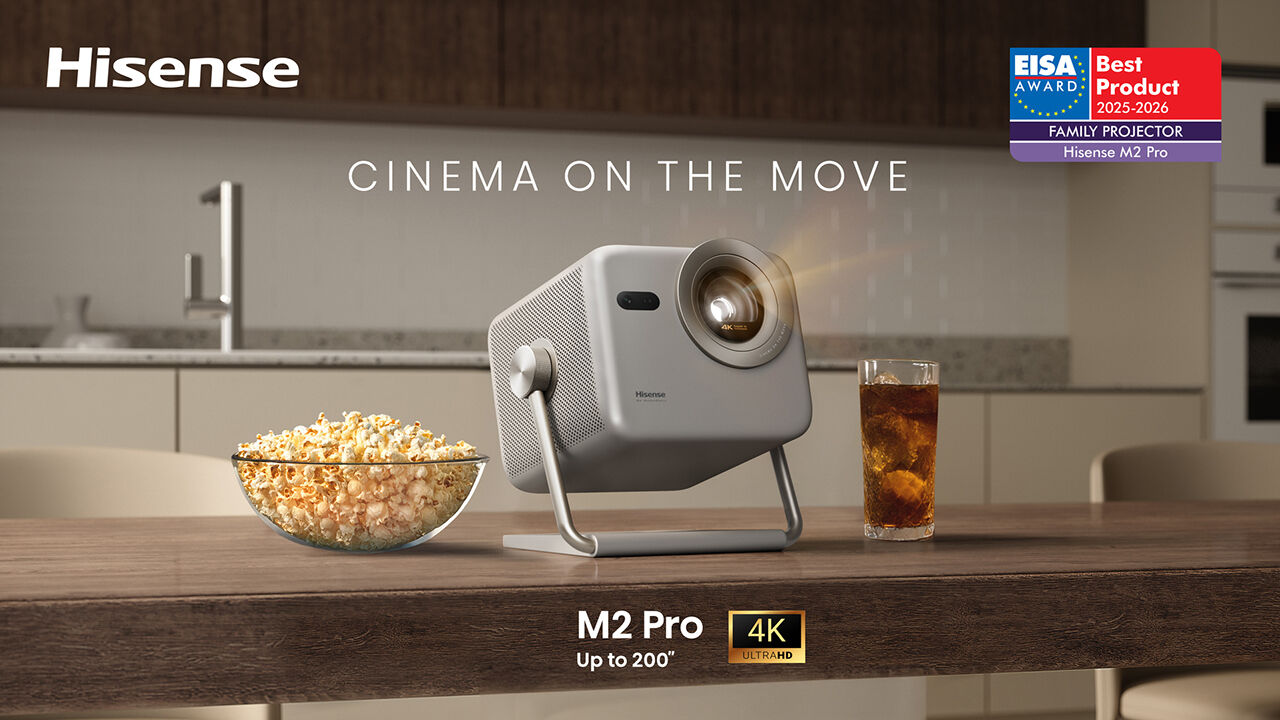 Cinema em 4K: Novo projetor Hisense M2 Pro impressiona pela leveza