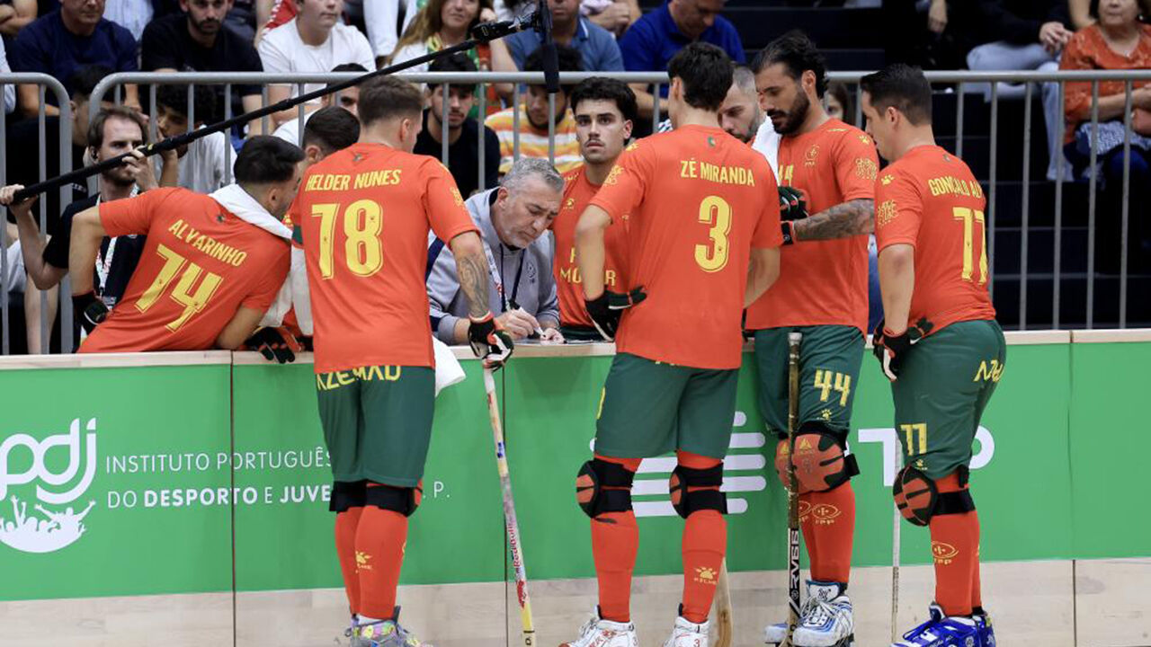 Seleção portuguesa de hóquei em patins prepara-se para jogo do Campeonato Europeu