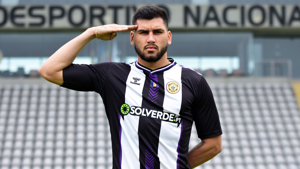 Zé Vítor, jogador do Nacional