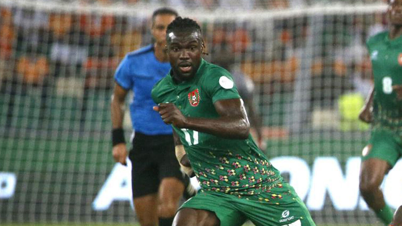 Mama Baldé marcou pelo Guiné-Bissau contra Serra Leoa, num jogo de qualificação para o Mundial