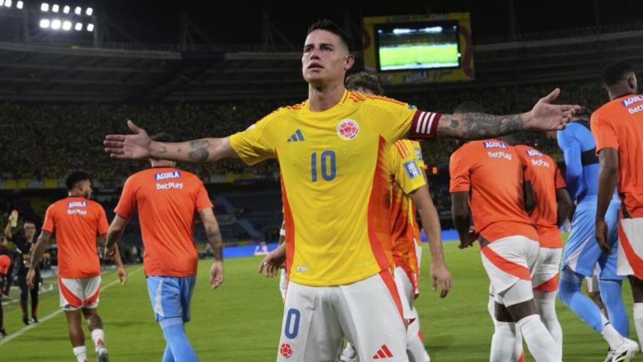 James Rodríguez voltou a marcar pela Colômbia
