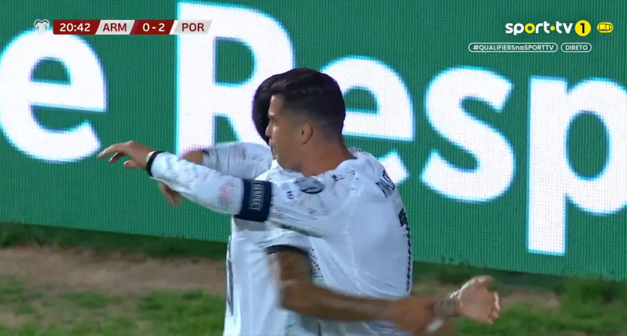Um golo cheio de significado: Cristiano Ronaldo aumentou vantagem de Portugal ao minuto 21