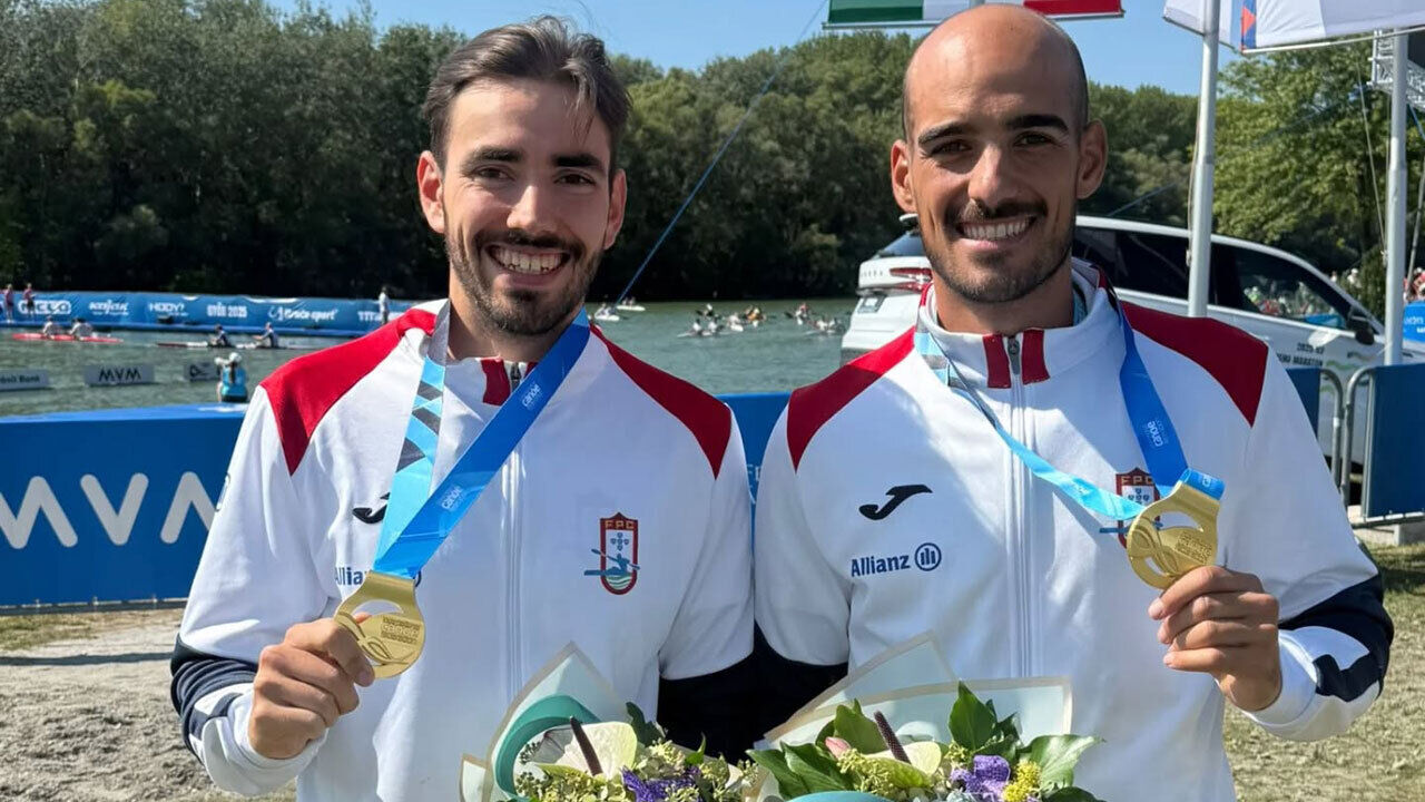 Rui Lacerda e Ricardo Coelho conquistam ouro no Mundial de canoagem em Gyor, Hungria