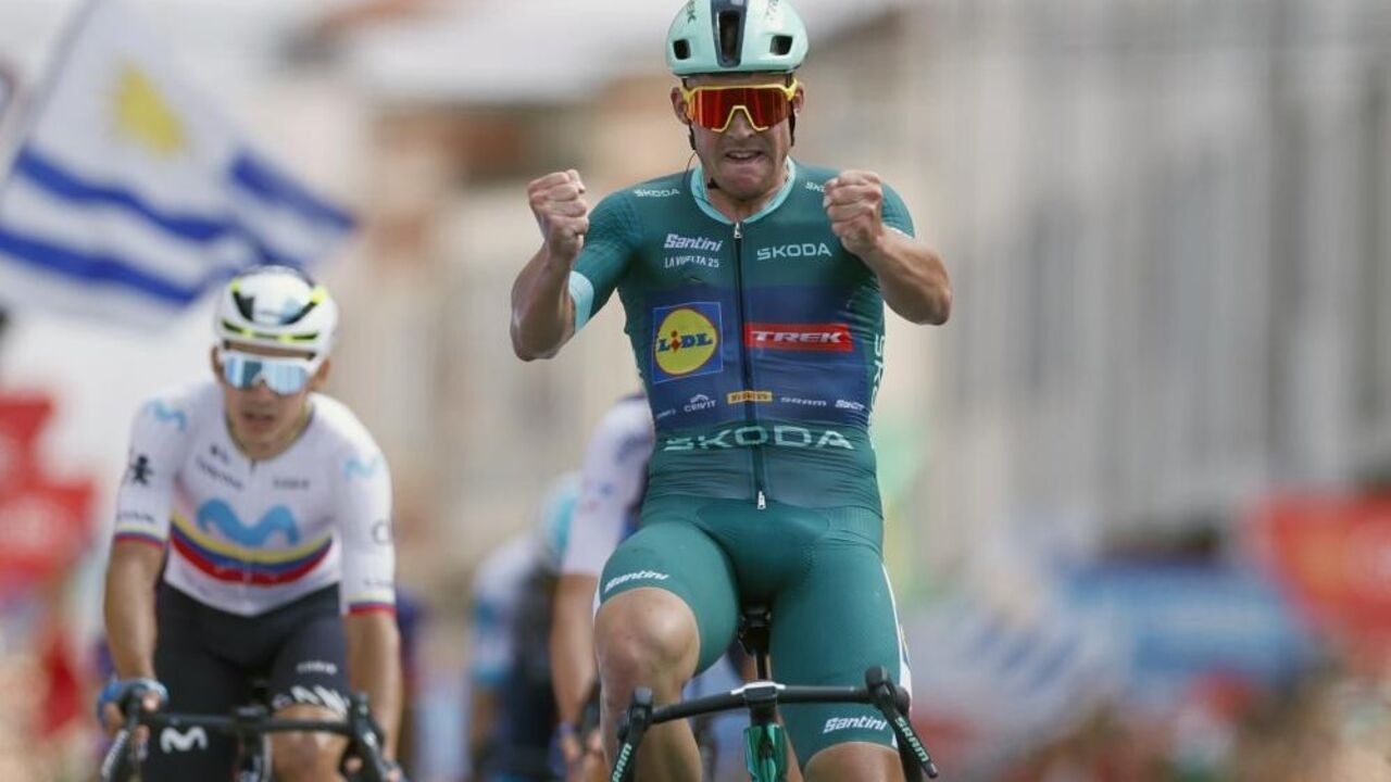 Pedersen vence etapa na Vuelta, Ivo Oliveira em 11.º. João Almeida mantém vantagem para Vingegaard