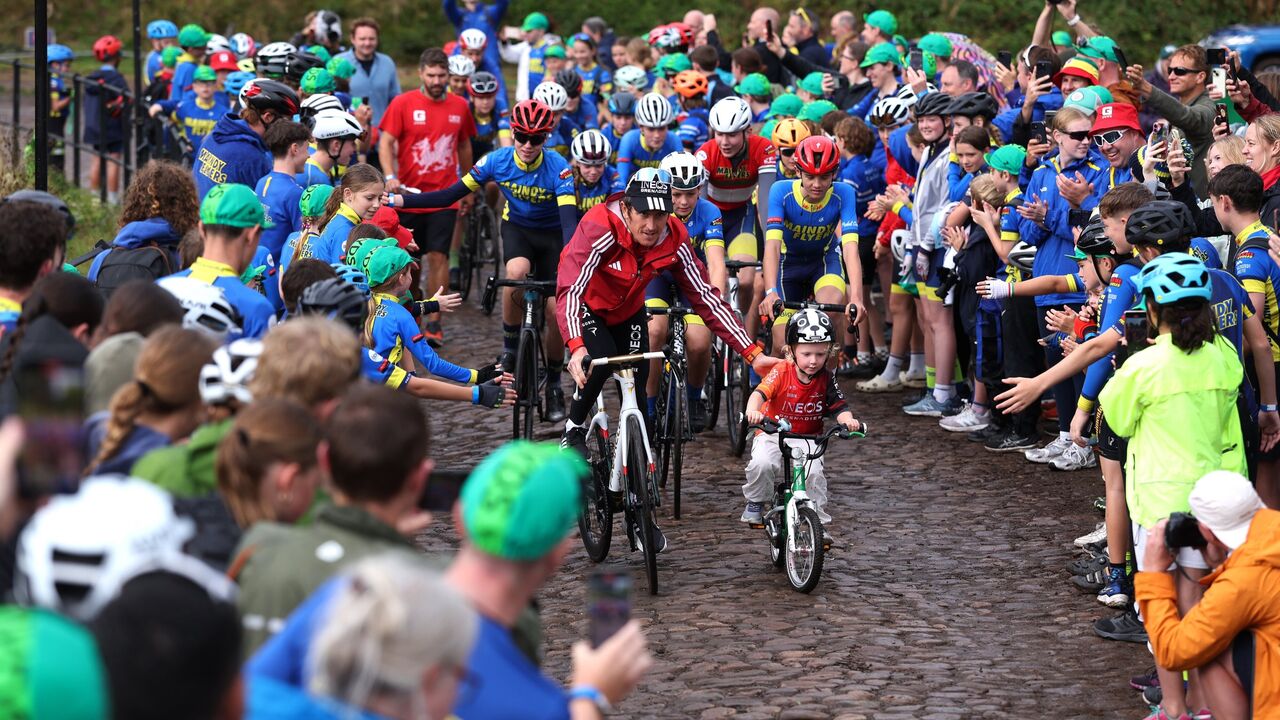 Geraint Thomas despediu-se do ciclismo na Volta à Grã-Bretanha, em Cardiff