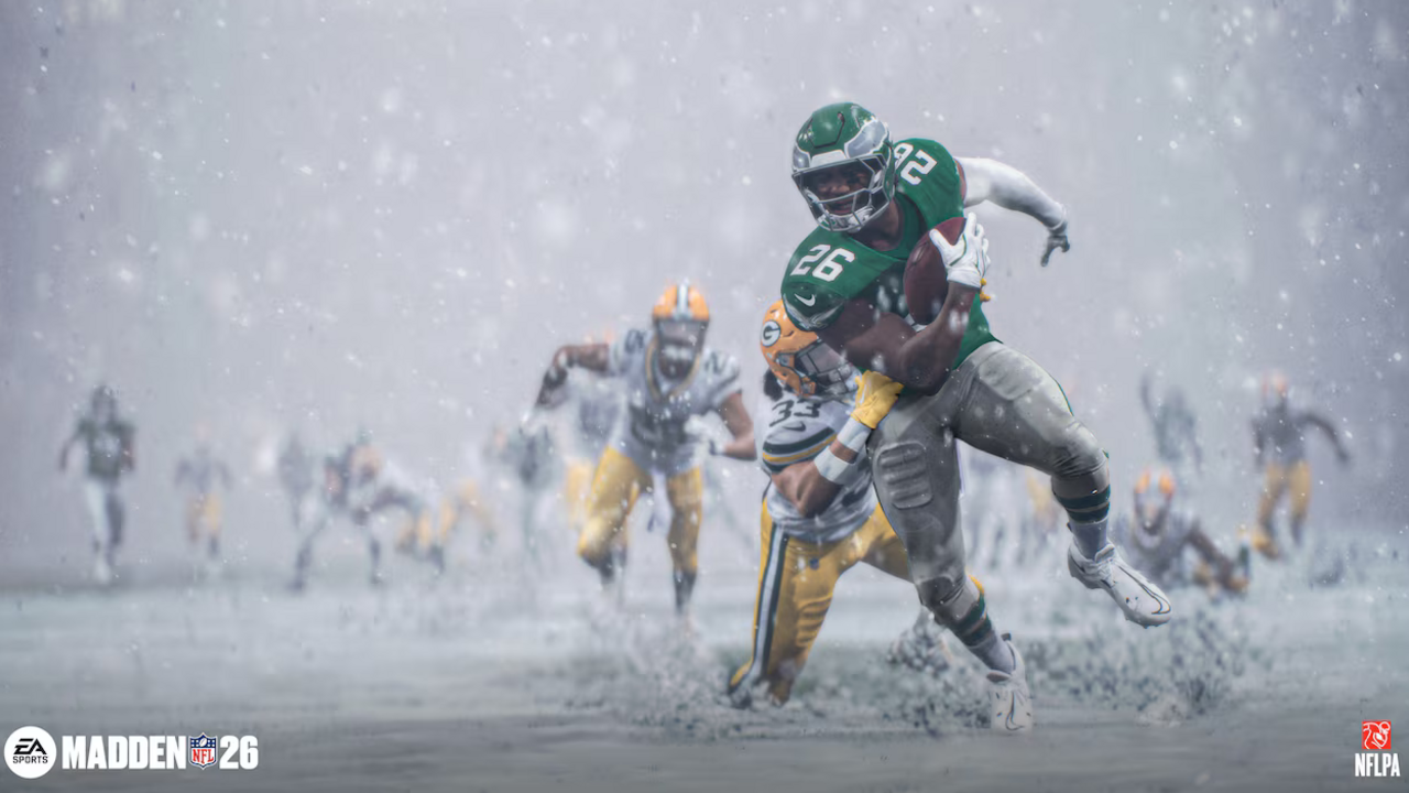 EA SPORTS Madden NFL 26: As condições de jogo na neve
