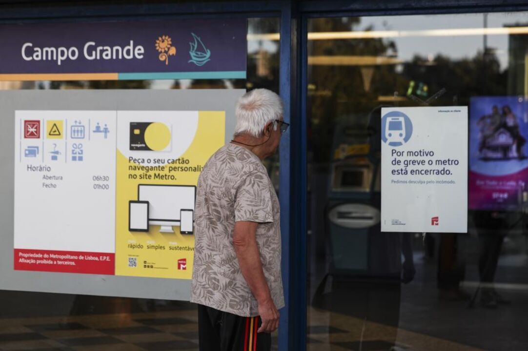 Greve no Metro de Lisboa